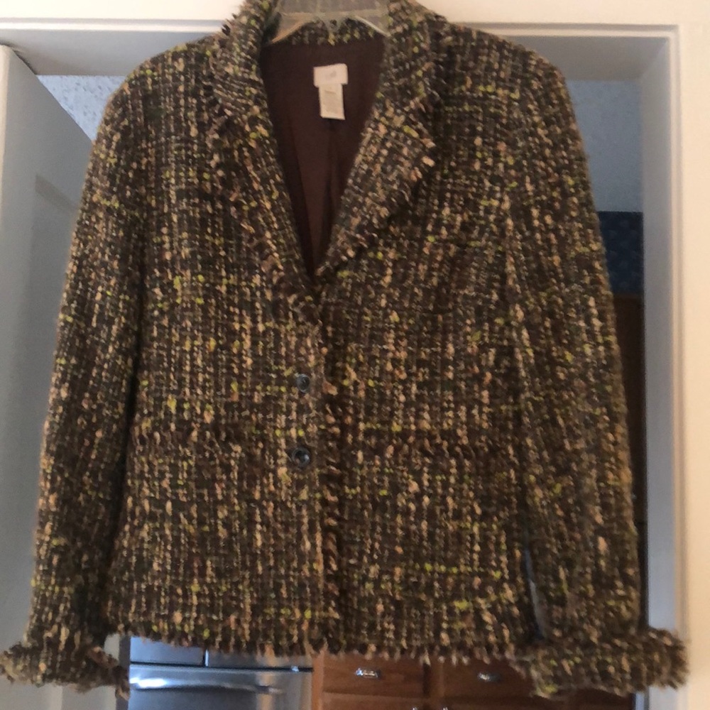 Tweed jacket by J Jill size 8